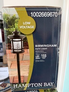 New Hampton Bay Birmingham Bronze Path Light